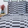 Fashion Pościel Viviette Bawelniana Szaro-Czarna 140X200 Cm + 1*70X80 Cm Pościel Bawelniana