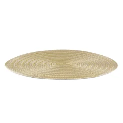 Hot Podkladka Okragla Zlota Jazmine 38Cm Aw18 922330 Podkładki Pod Talerze