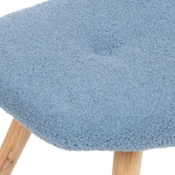Best PodNożek Moss Teddy Boucle W Tkaninie Teddy 61X41X38 Cm Podnóżki