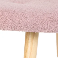 Online PodNożek Moss Teddy Boucle W Tkaninie Teddy 61X41X38 Cm Podnóżki