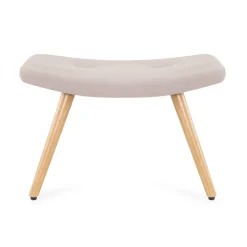 Store PodNożek Moss Welurowy Bezowy 61X41X38 Cm Podnóżki