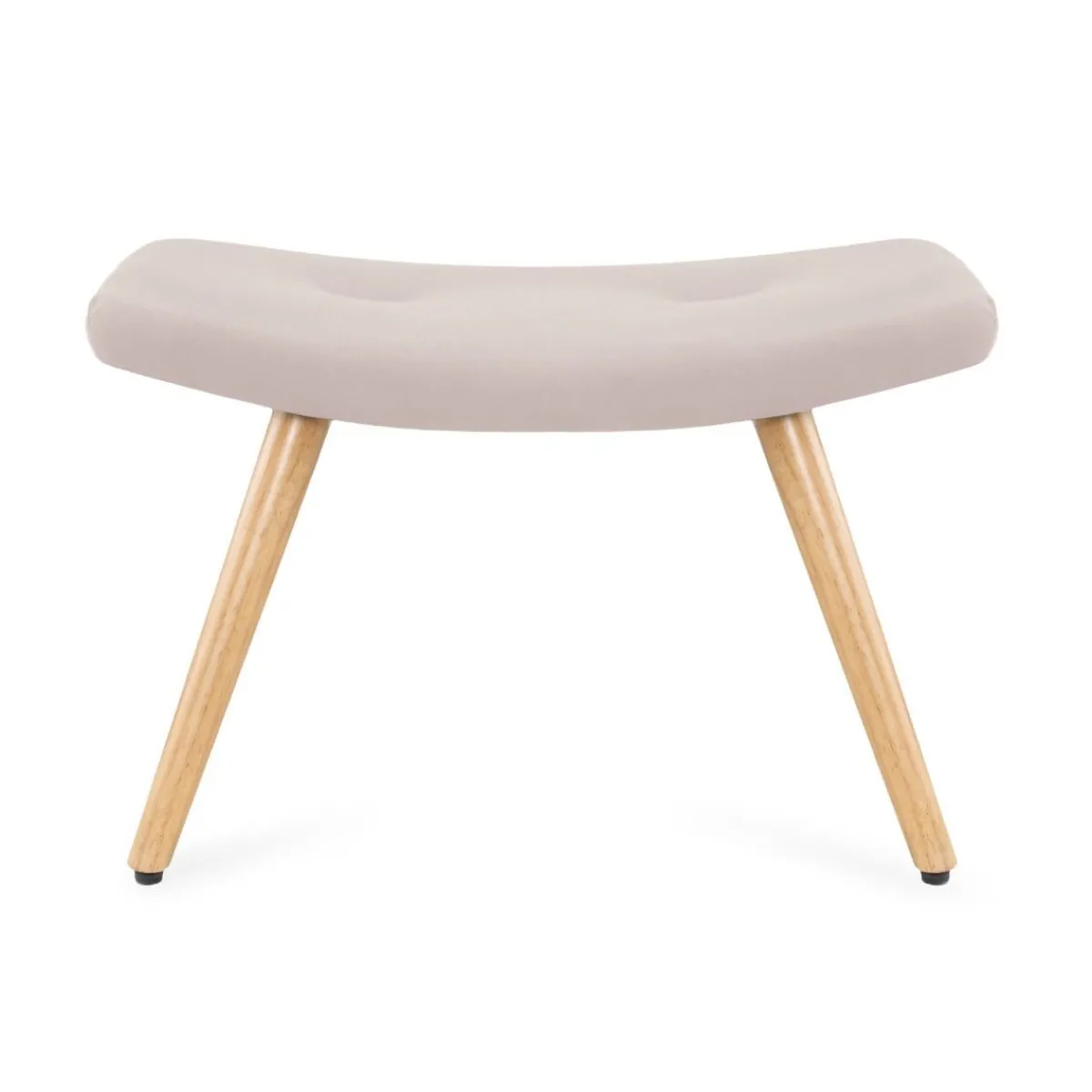 Store PodNożek Moss Welurowy Bezowy 61X41X38 Cm Podnóżki