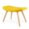 Online PodNożek Moss Welurowy 61X41X38 Cm Podnóżki