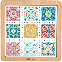Best Podstawka Ethnic Drewniana Mozaika 18X28 Cm Podkładki Pod Talerze