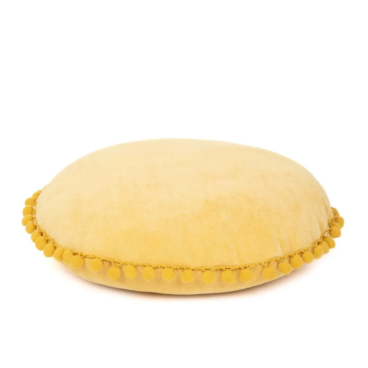 Cheap Poduszka Eslov Musztardowa Okragla 40 Cm Poduszki Dekoracyjne