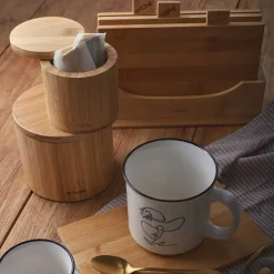 Cheap Pojemnik Bambou Z Pokrywka Na Magnes M 12X10,5 Cm Pojemniki Na Żywność
