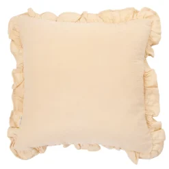 Fashion Poszewka Elin Muslinowa Bezowa 45X45 Cm Poduszki Na Krzeslo