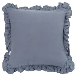 Shop Poszewka Elin Muslinowa Niebieska 45X45 Cm Poduszki Na Krzeslo