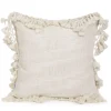 Shop Poszewka Flesse Z Fredzlami Bezowa 45X45 Cm Poduszki Na Krzeslo