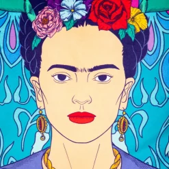 Best Poszewka Frida Kahlo Z Lamowka 45X45 Cm Poszewki Na Poduszki