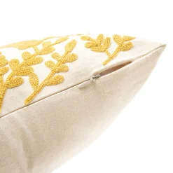 Cheap Poszewka Multia W Listki Musztardowe 45X45 Cm Poduszki Na Krzeslo