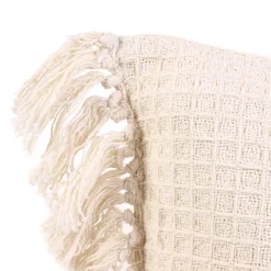 Fashion Poszewka Vaffel Z Fredzlami 45X45 Cm Poduszki Na Krzeslo