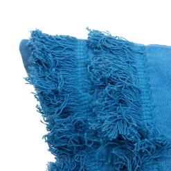 Best Poszewka Vivero Granatowa Z Fredzlami 45X45 Cm Poszewki Na Poduszki