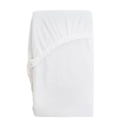 Store Przescieradlo Claire Jersey Biale 200X200 Cm Prześcieradła