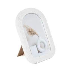Outlet Ramka Na Zdjecie Anga Polokragla Z Imitacji Betonu 13X18 Cm Ramki Na Zdjęcia