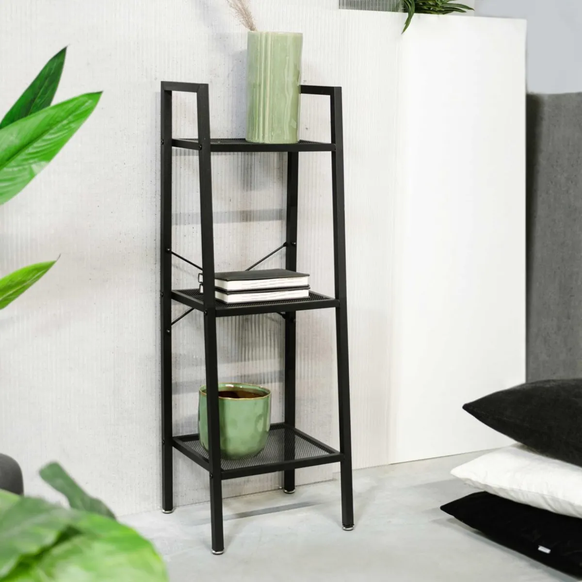 Store Regal Malmi Metalowy 35X35X101,5 Cm Regały