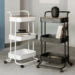 Shop Regal Na Kolkach Hylla Metalowy 90X43X42Cm Regały