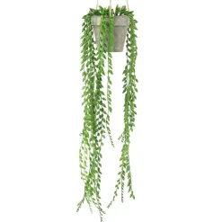 Shop Roslina Sztuczna Sencio W Donicy Wiszaca 10X10X54 Cm Sztuczne Rośliny Na Balkon