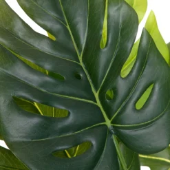Cheap Roslina Sztuczna Tropical Zone Monstera W Czarnej Donicy 75 Cm Sztuczne Rośliny Na Balkon