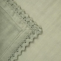Discount Serwetka Elin Muslinowa Z Koronkowa Lamowka Pistacjowa 40X40 Cm Serwetki