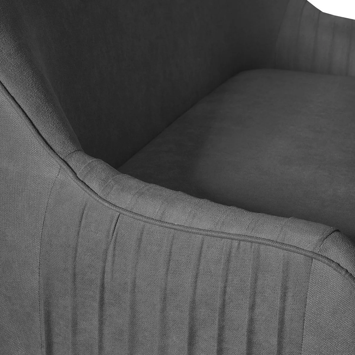 Store Sofa Ella W Tkaninie Ciemnoszara 122X70X84 Cm Sofy