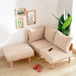 Clearance Sofa Seri Modulowa Bezowa 74X86X86 Cm Sofy