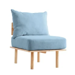 Cheap Sofa Seri Modulowa Niebieska 60X74X86 Cm Sofy