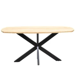 New Stol Glima Lite Drewno Akacji + Metal 140X70X76 Cm Stoły