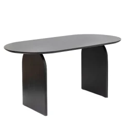 Cheap Stol Lagom Lite Drewno Akacji Czarne 160X80X76 Cm Stoły