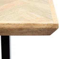 Best Stol Mangata Lite Drewno Mango + Metal 160X80X76 Cm Stoły