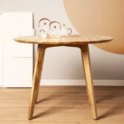 New Stol Solis Drewniany 100 X 100 X 76 Cm Stoły