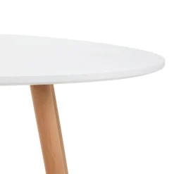 Hot Stol Travesa Naturalny Z Bialym Blatem 110X60X45Cm Stoły