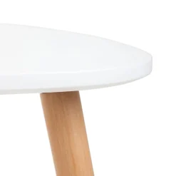 Sale Stol Travesa Naturalny Z Bialym Blatem 60 60 48Cm Stoły