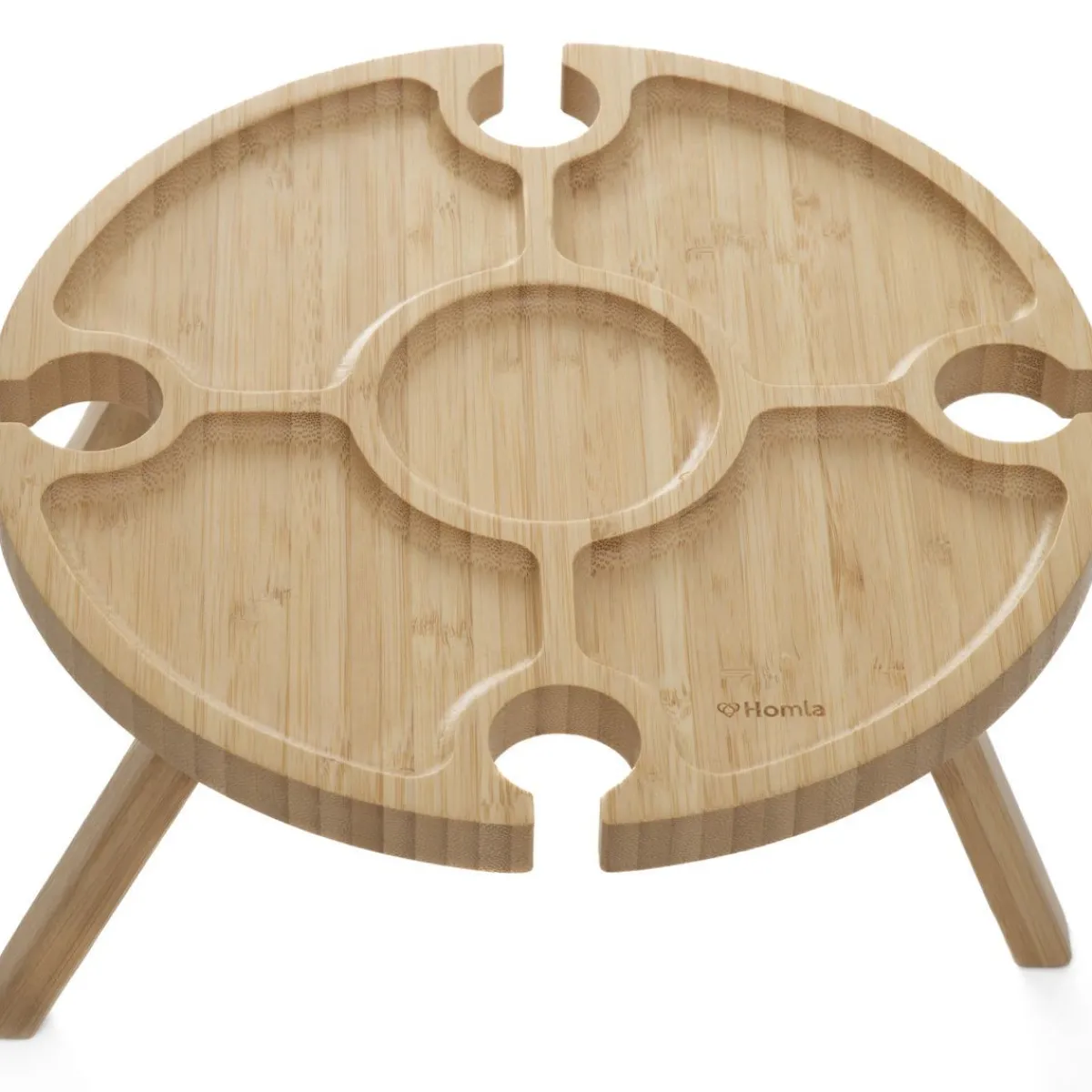 Outlet Stolik Bambou Bambusowy 27,5X2Cm Stoliki Kawowe
