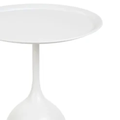 Best Sale Stolik Ferro Metalowy Bialy 58X32X48 Cm Stoliki Kawowe