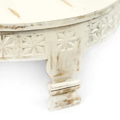 Best Stolik Kawowy Banhi Lite Drewno Mango Zlobione 60X60X23 Cm Stoliki Kawowe