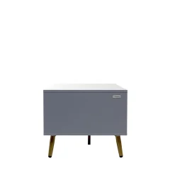Sale Stolik Kawowy Bodo Grafitowy Z Metalowymi Nogami 100X50X45 Cm Stoliki Kawowe