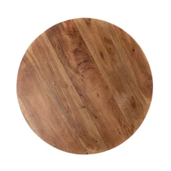 Store Stolik Kawowy Ren Lite Drewno Akacji + Metal 60X60X40 Cm Stoliki Ogródowe