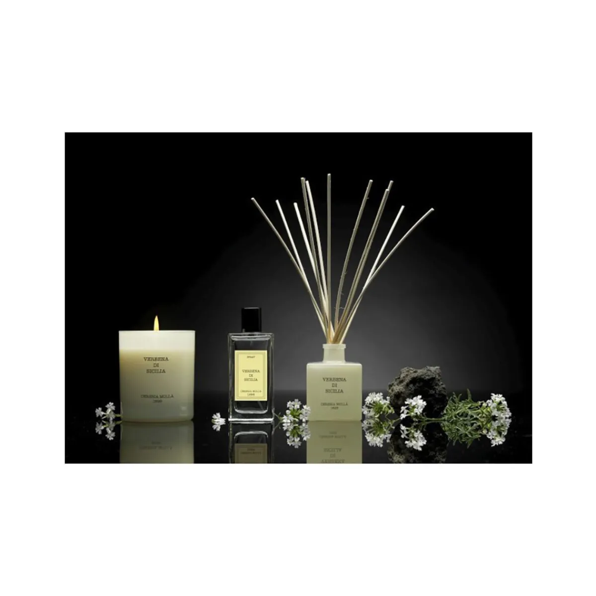Outlet Swieca Botique Premium Verbena Di Sicilia 8X9 Cm Świece Zapachowe