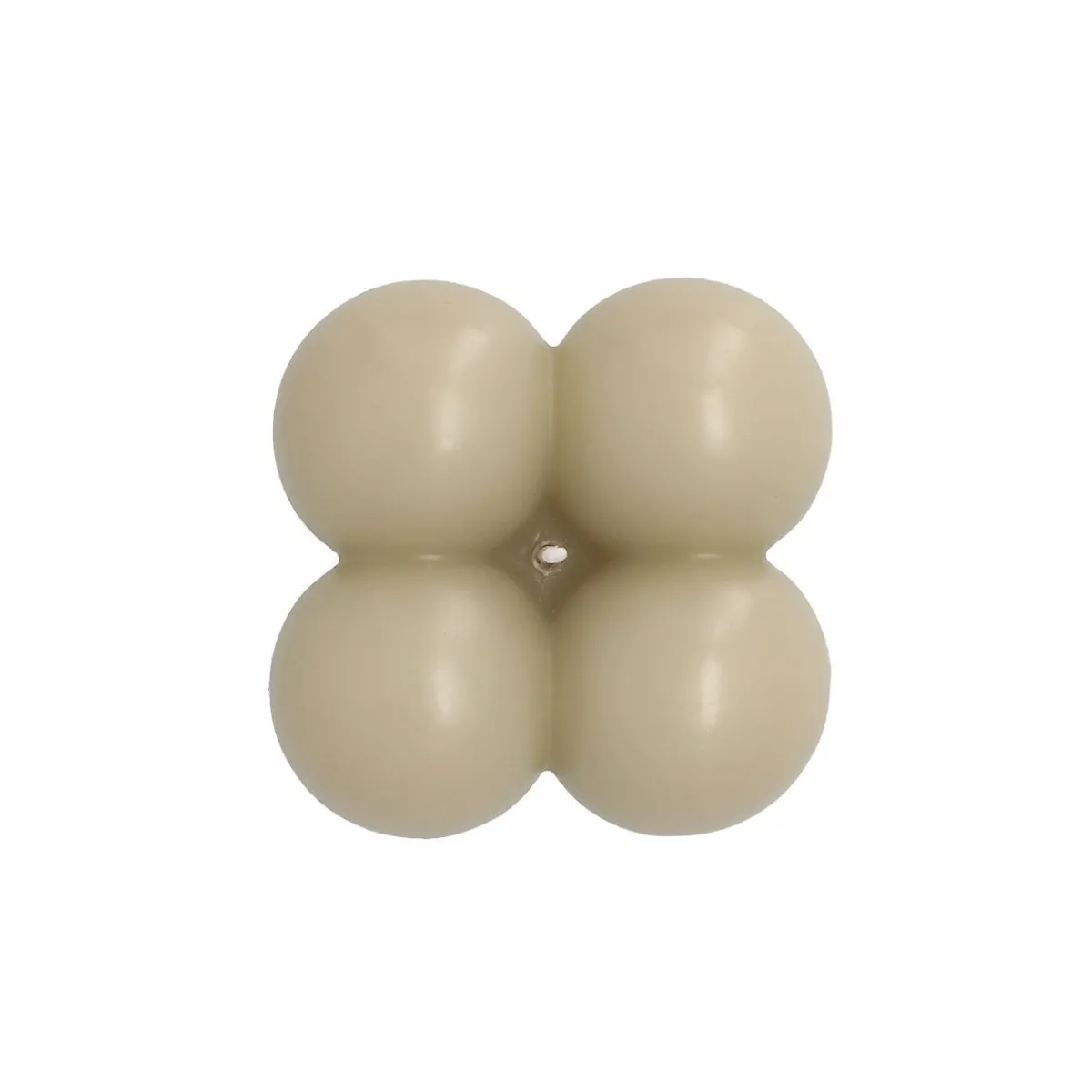 Shop Swieca Bubble Bezowa 6X6X6 Cm Świece Ogródowe