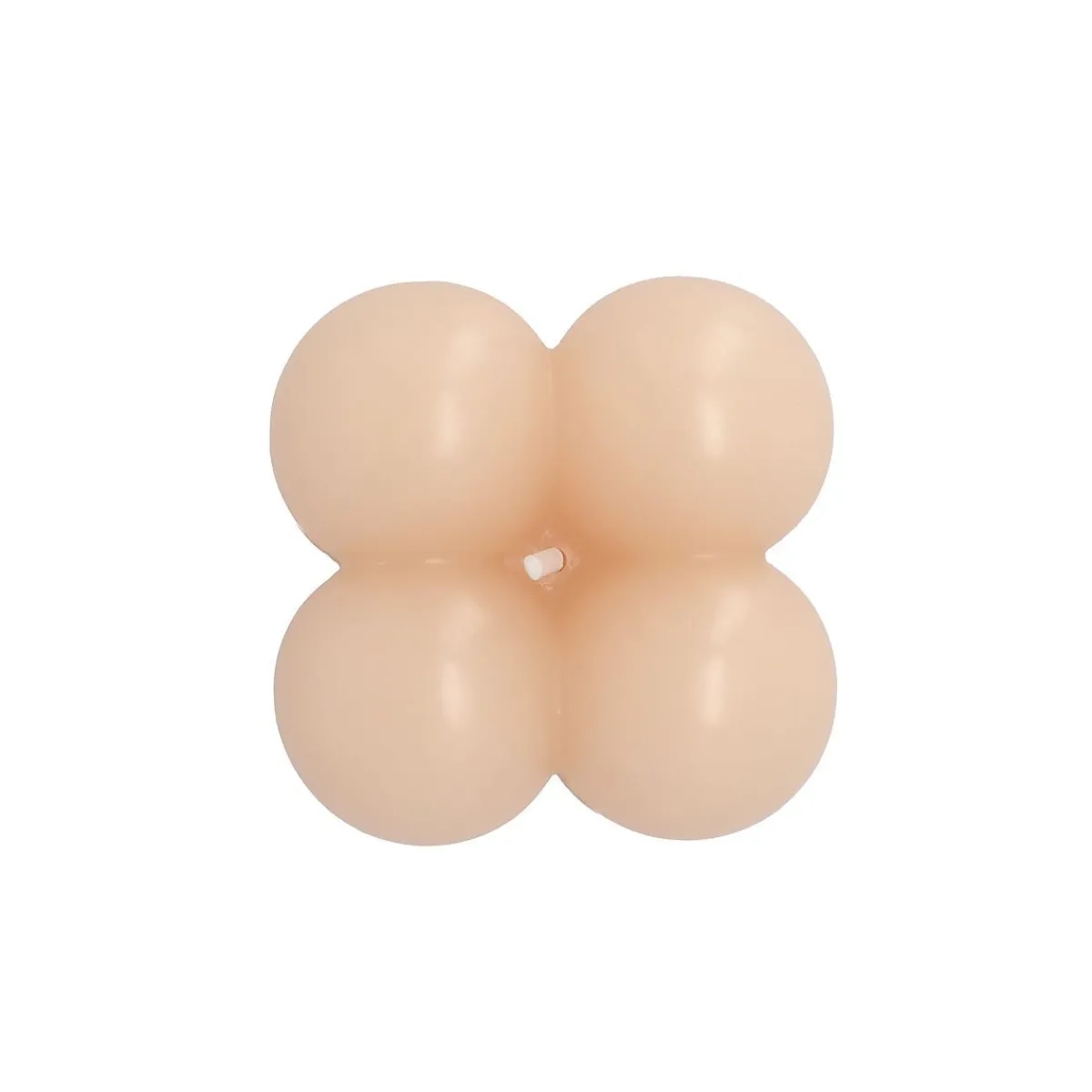 Outlet Swieca Bubble Jasnorozowa 6X6X6 Cm Świece Ogródowe