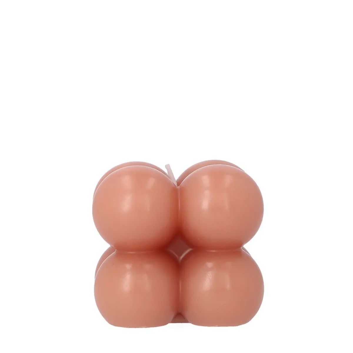 Sale Swieca Bubble Rozowa 6X6X6 Cm Świece Ogródowe
