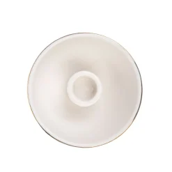 Online Swiecznik Kania Ceramiczny Ecru 11X5 Cm Świeczniki
