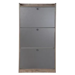 Cheap Szafka Na Buty Eira Z Czarnymi Frontami 60X24X114 Cm Szafki