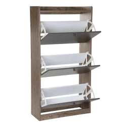 Cheap Szafka Na Buty Eira Z Czarnymi Frontami 60X24X114 Cm Szafki
