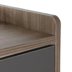 Cheap Szafka Na Buty Eira Z Czarnymi Frontami 60X24X114 Cm Szafki