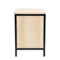 Clearance Szafka Nocna Swen Naturalna Z Metalowymi Nogami 45X35X50 Cm Szafki Nocne