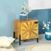 Cheap Szafka Nocna Tropea Lite Drewno Mango Z Akacja 38X35X45 Cm Szafki Nocne