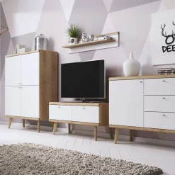Cheap Szafka Rtv Primo! Dab Riviera 107X50X40 Cm Szafki Rtv