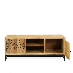 New Szafka Rtv Tropea Lite Drewno Mango Z Akacja 150X40X60 Cm Szafki Rtv